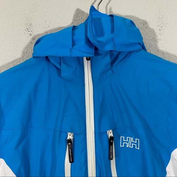 Helly Hansen Blue and White Ski Jacket - Picture 3 of 13